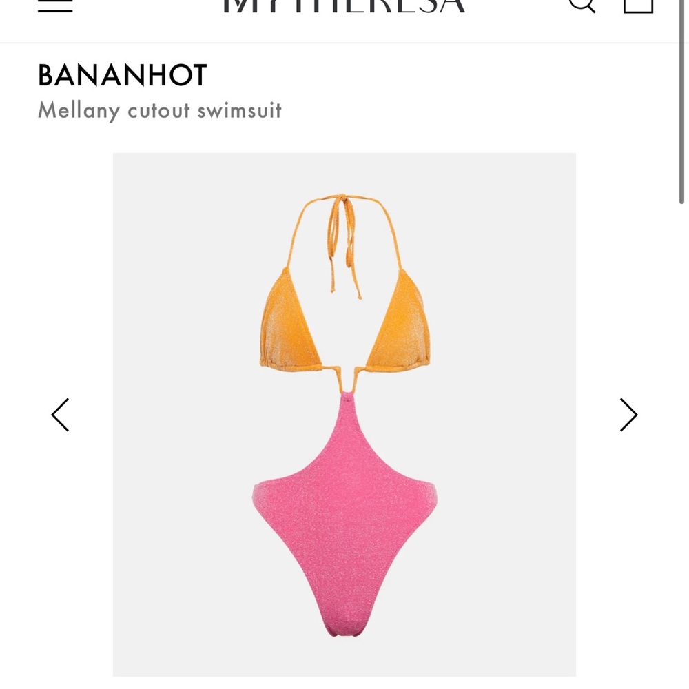 NWT Bananhot Mellany Cutout Swimsuit